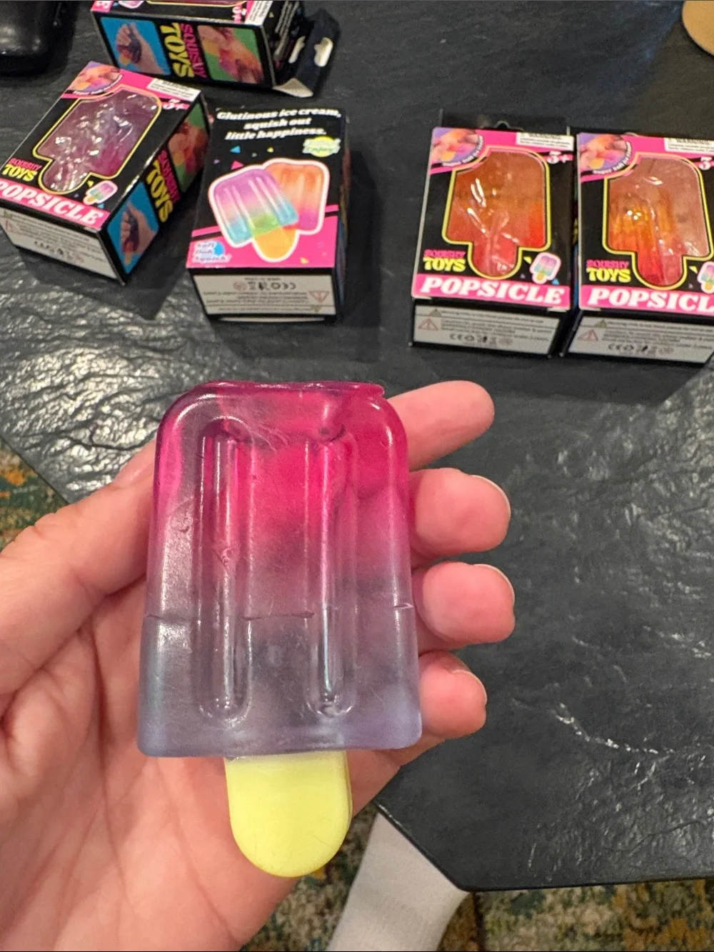 Squishy Popsicle Toy - Pink by